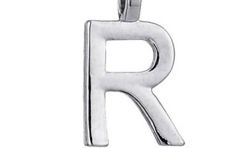 Adornia Initial Pendant Layered Chain Necklace In Silver