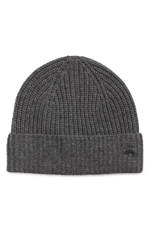 Wool & Cashmere Blend Knit Beanie