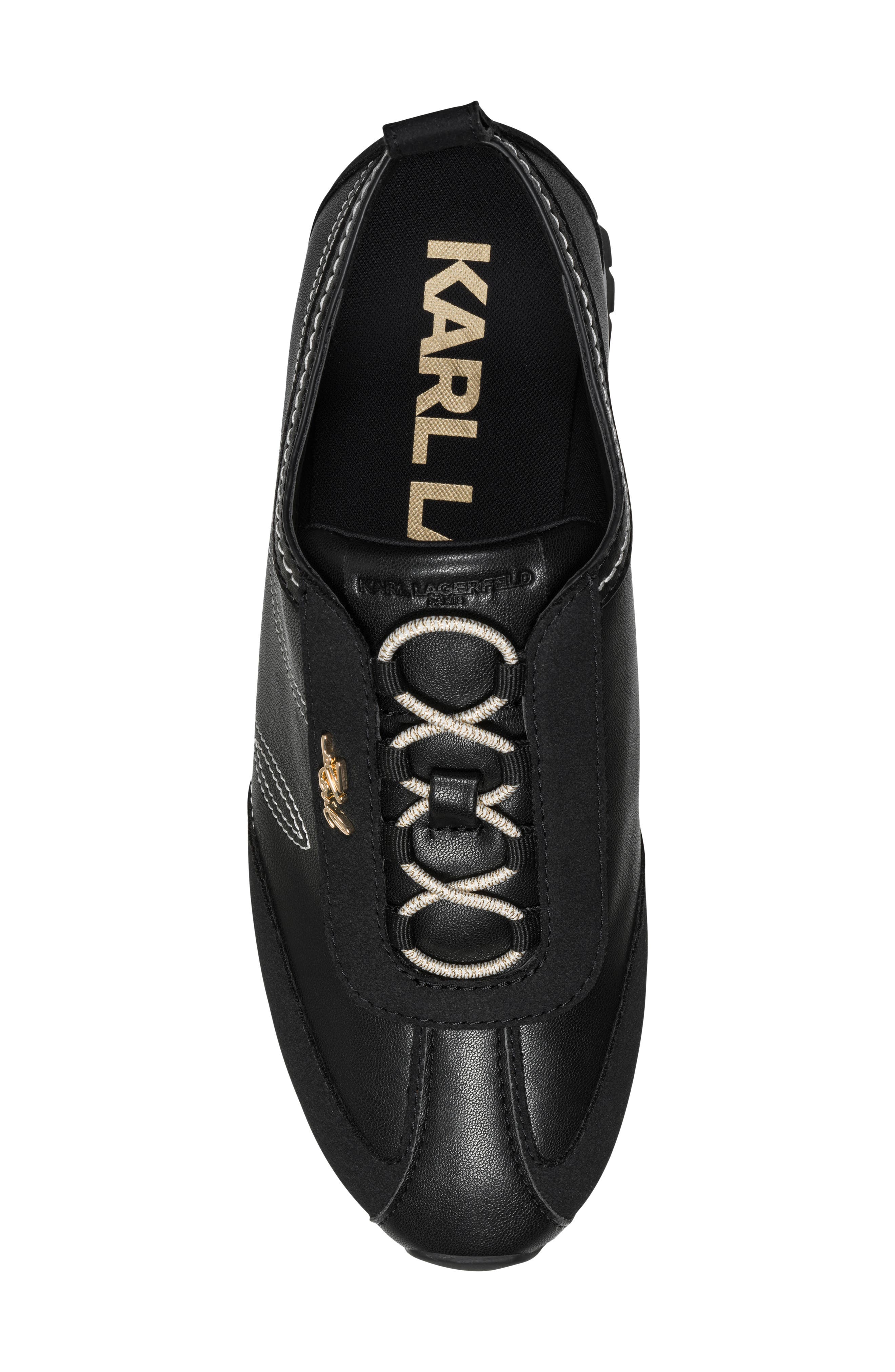 Alarise Lace Up Sneaker, Alternate, color, BLACK