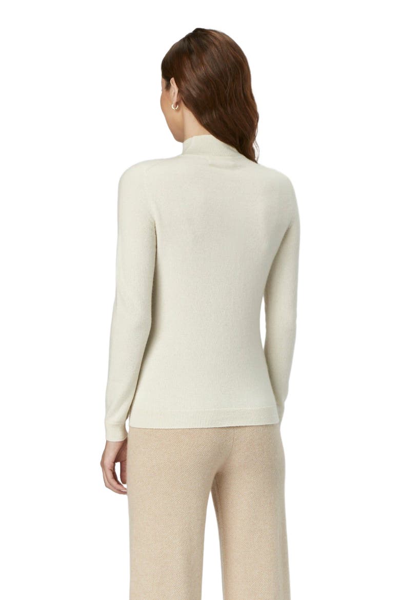 Cashmere Mock Neck Sweater, Alternate, color, off white