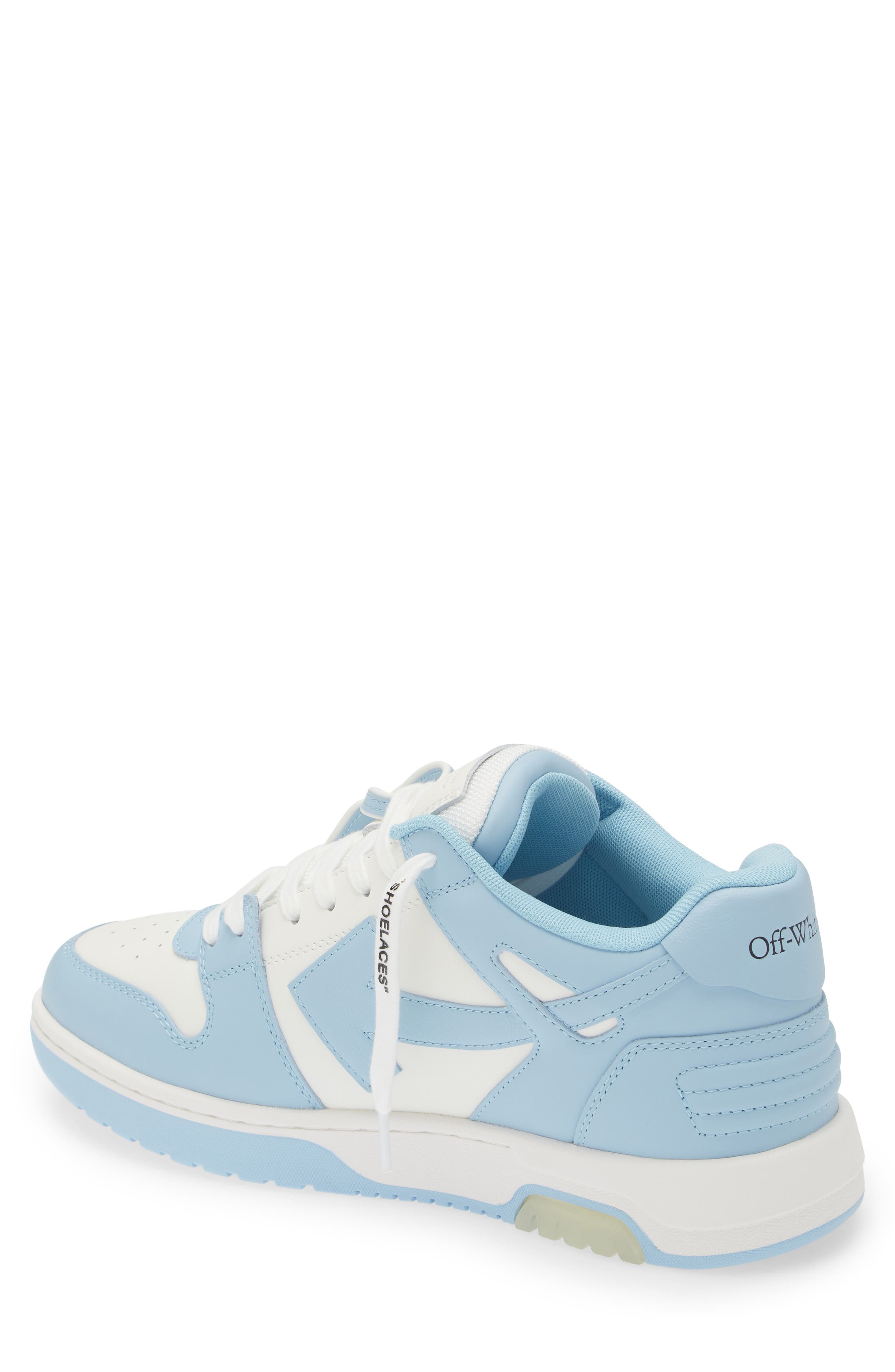 Off-White Out of Office Low Top Sneaker, Alternate, color, White/ Light Blue