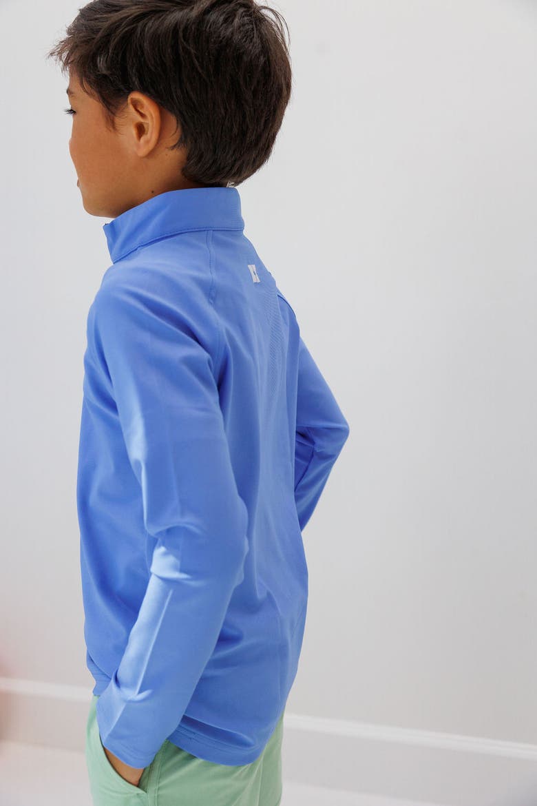 Boys Half Zip, Alternate, color, Sky Blue