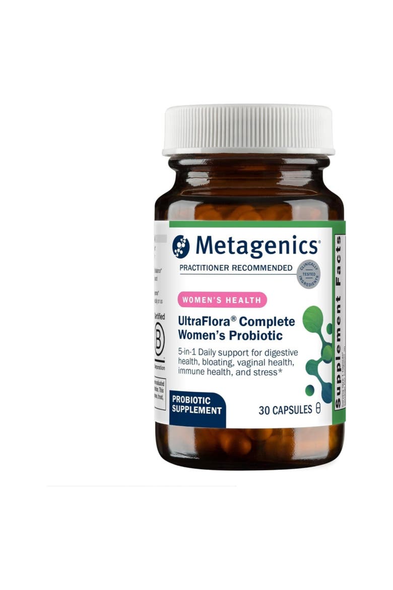 UltraFlora Complete Women's Probiotic Multi-Benefit Digestive Health Capsules 30 Capsules, Main, color, None