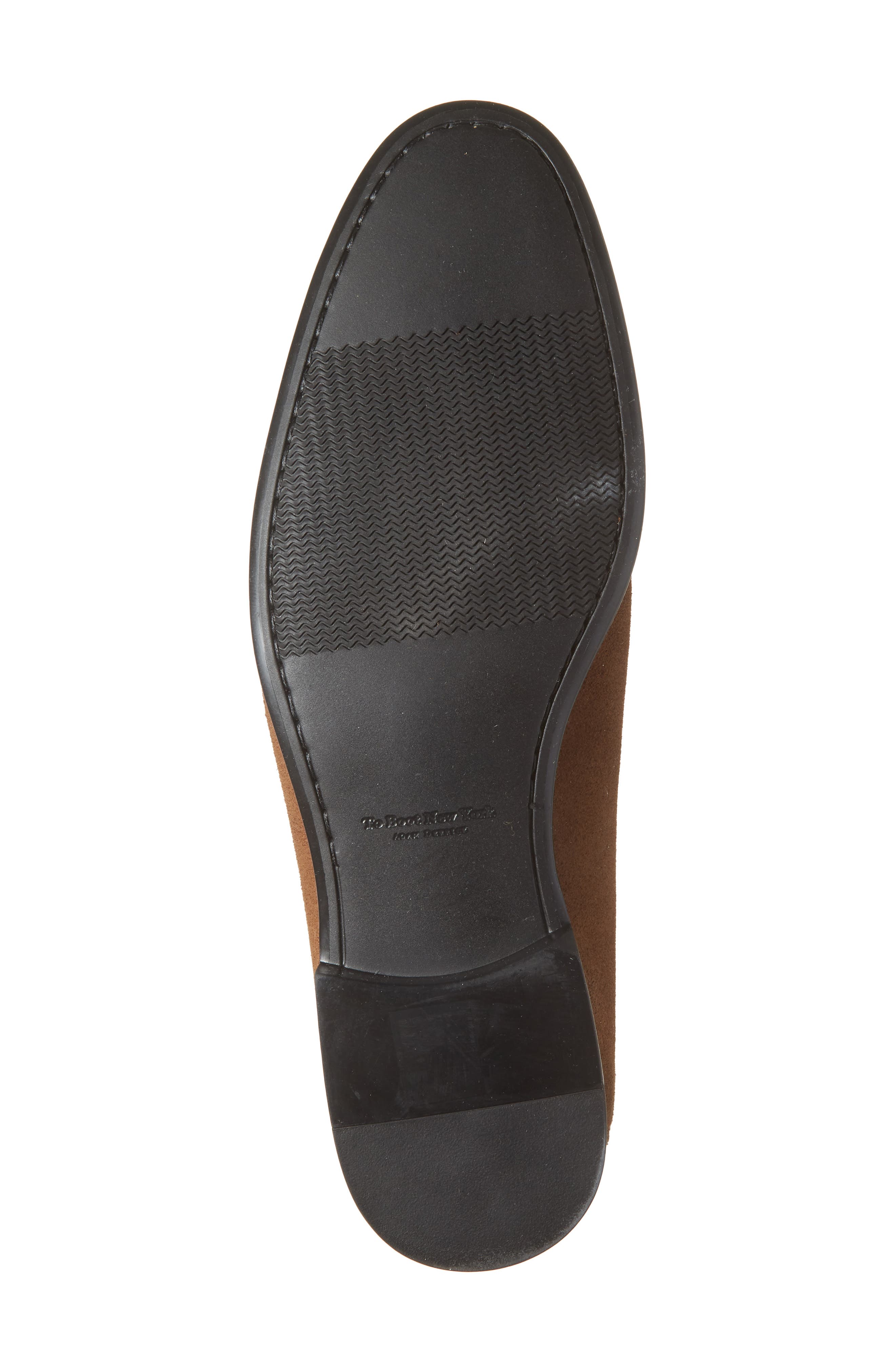 TO BOOT NEW YORK Blanton Suede Apron Toe Loafer, Alternate, color, Marrone