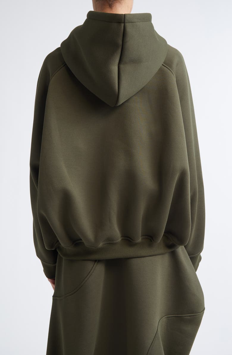 MELITTA BAUMEISTER Crop Fleece Hoodie, Alternate, color, Moss