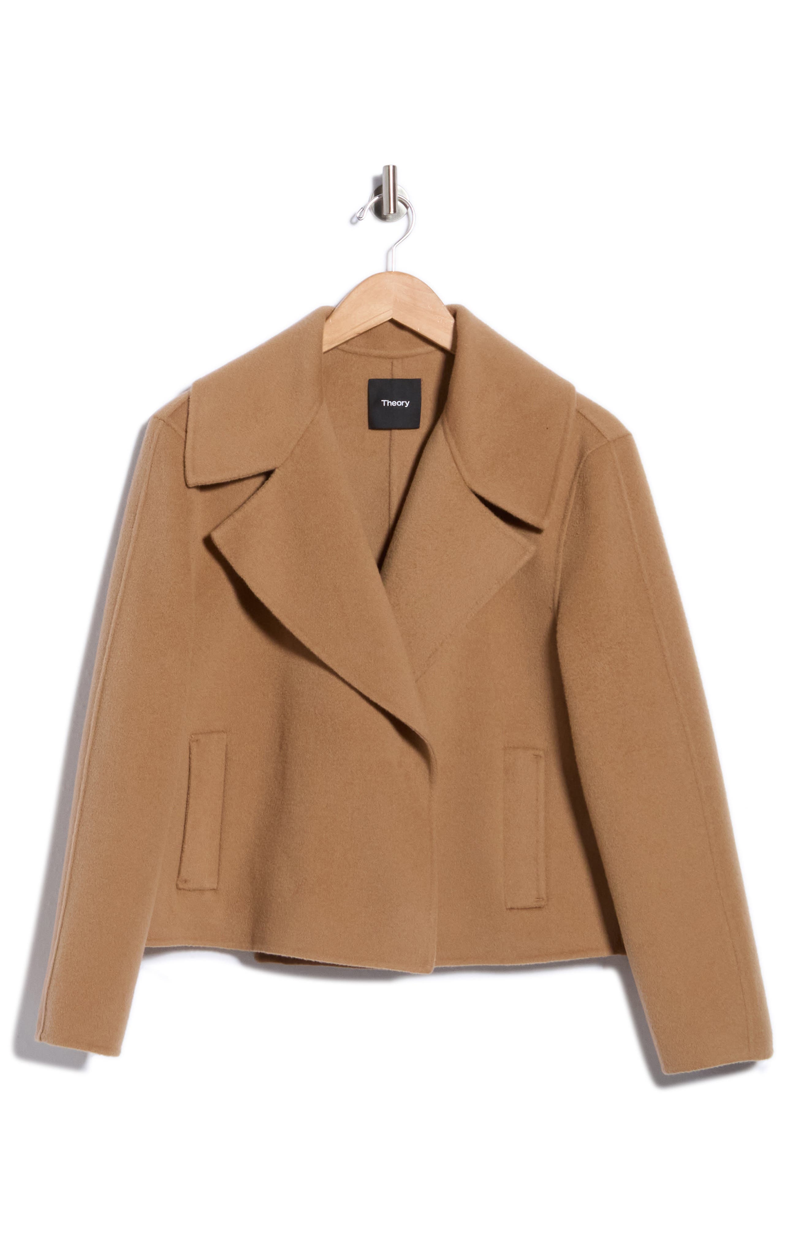 Winsome Cropped Double Face Coat