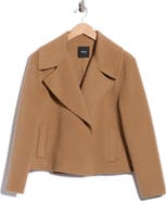 Theory Winsome Cropped Double Face Coat