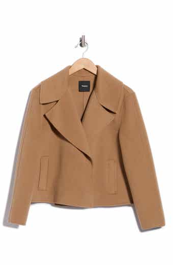 Winsome Cropped Double Face Coat