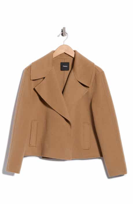 Winsome Cropped Double Face Coat