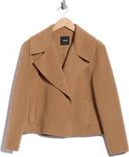 Theory Winsome Cropped Double Face Coat