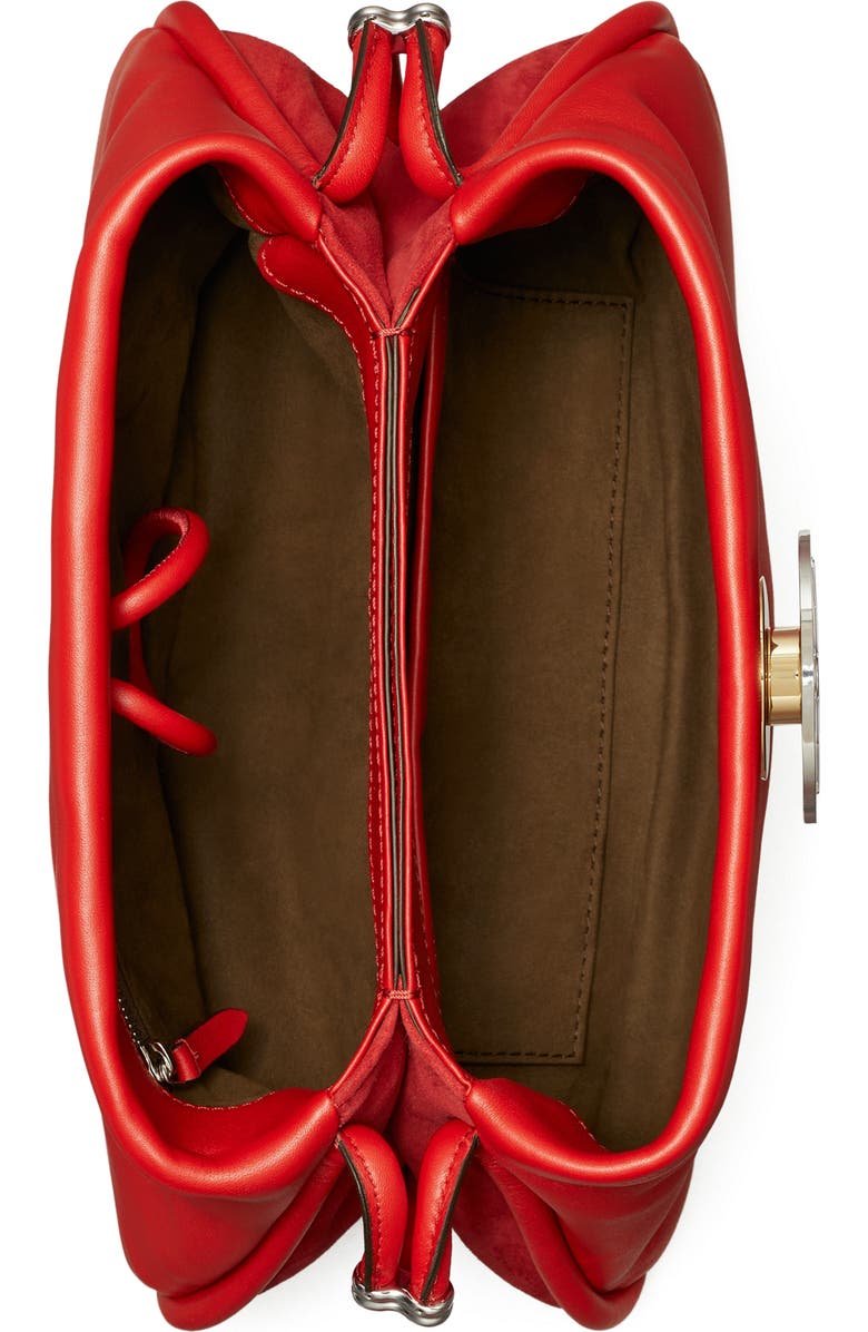 Tory Burch Violet Leather Shoulder Bag, Alternate, color,