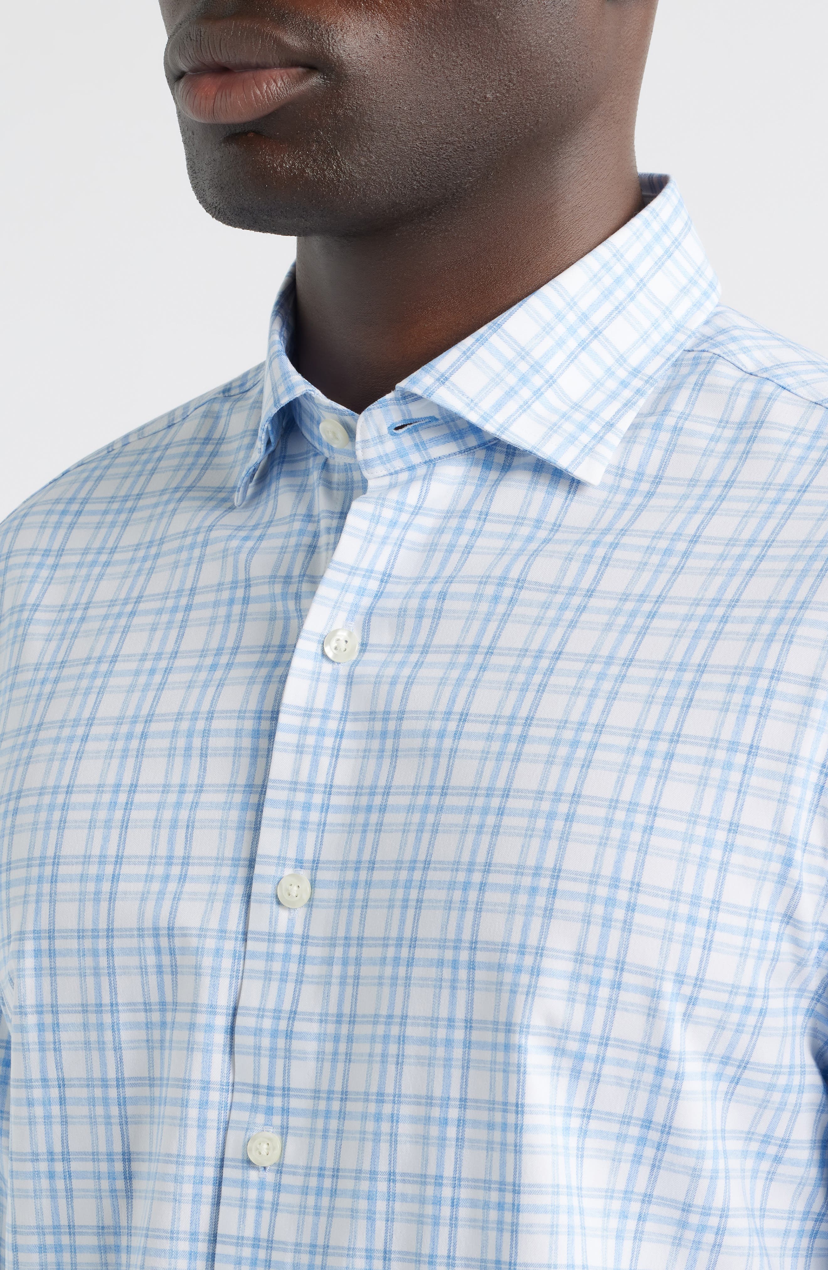 Rafael Everyday Performance Plaid Button-Up Shirt - image 2