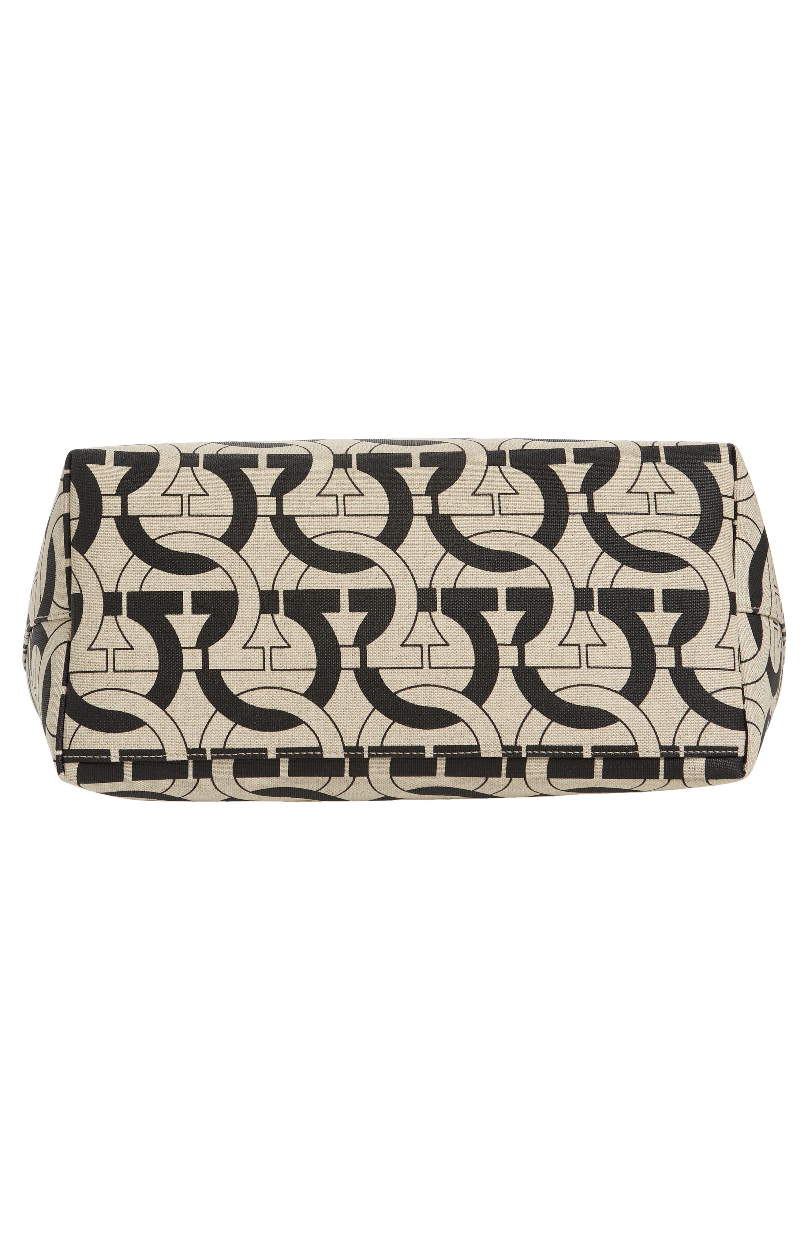 FERRAGAMO Gancini Canvas Travel Tote, Alternate, color, 