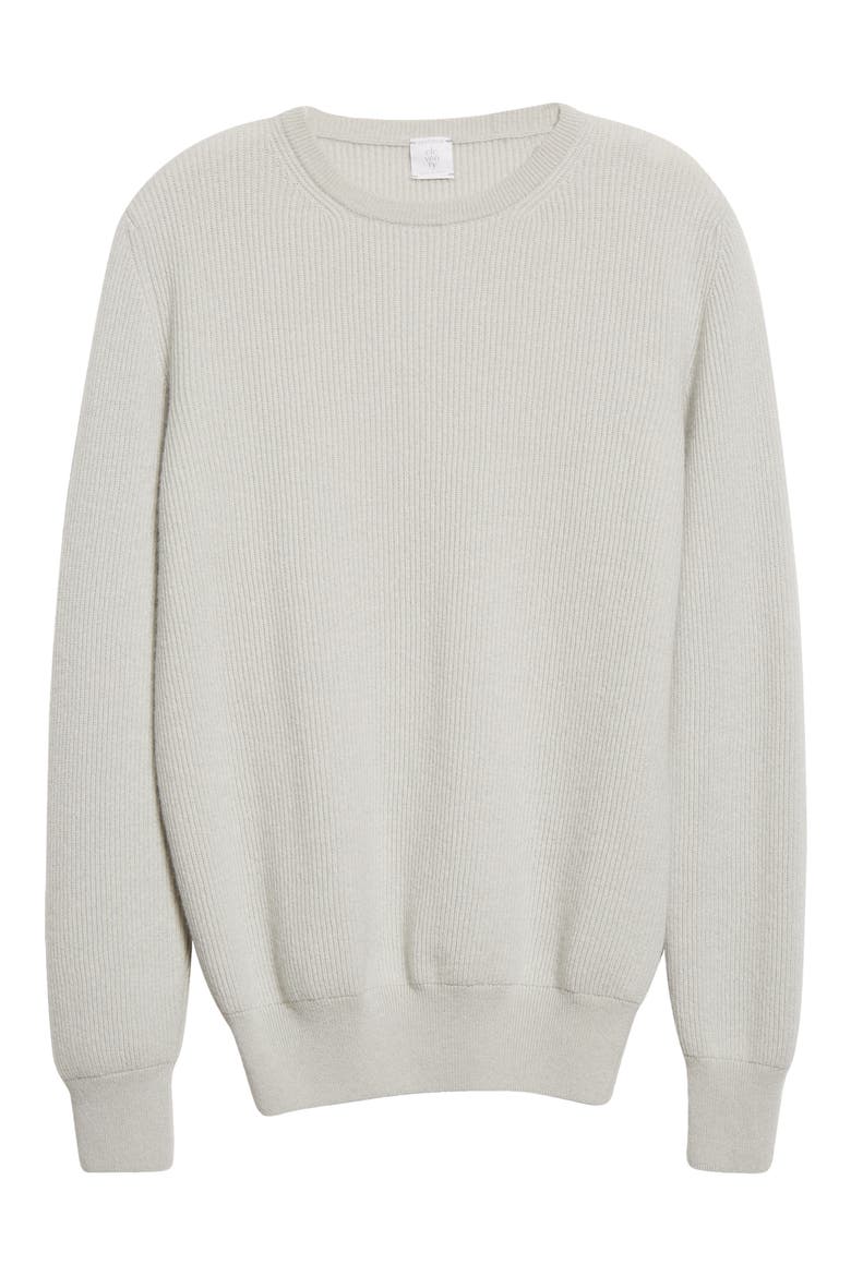 Fine Gauge Cashmere Crewneck Sweater, Alternate, color, GREEN