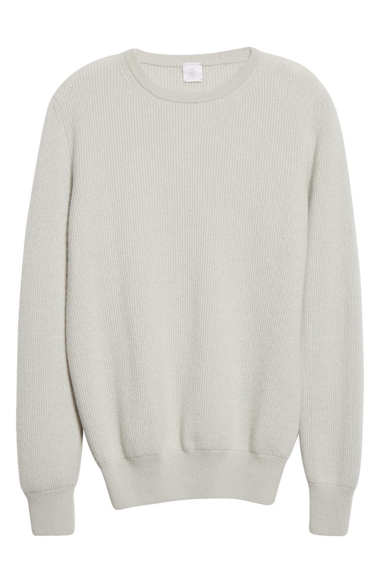 Eleventy Fine Gauge Cashmere Crewneck Sweater, Alternate, color,