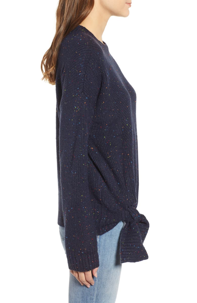 Treasure & Bond Tie Hem Sweater, Alternate, color, 