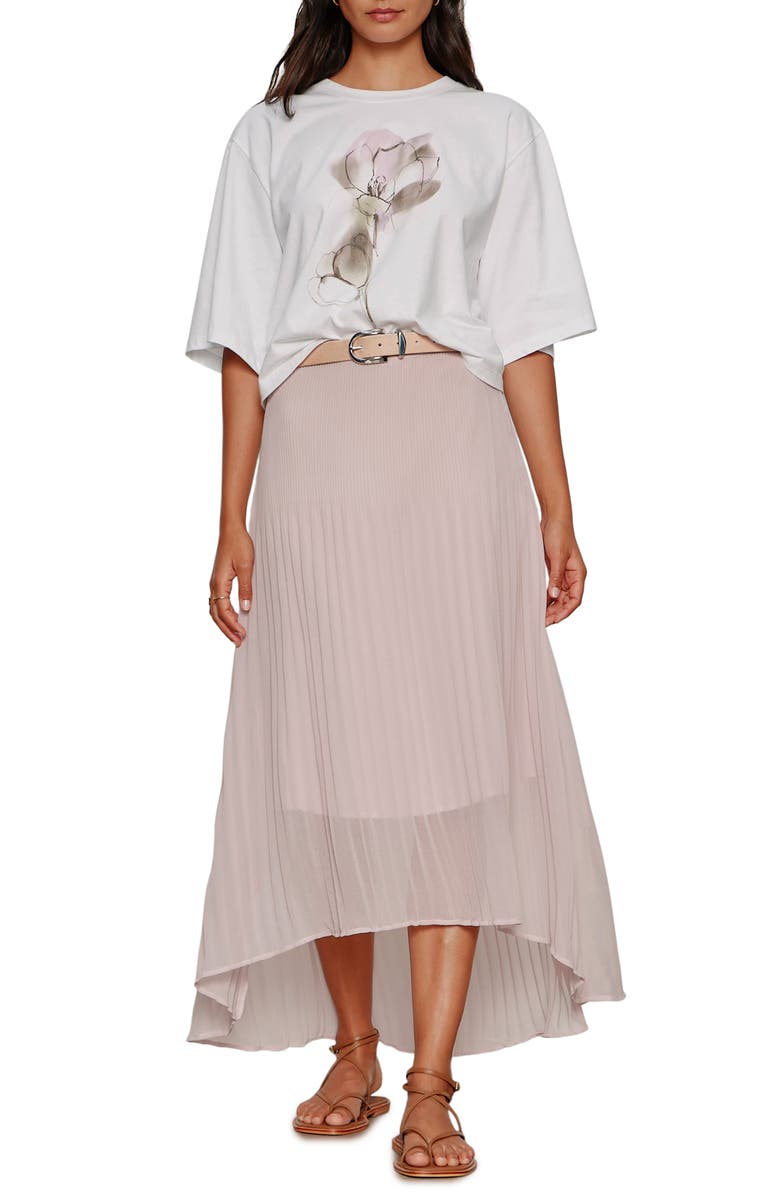 Sanctuary Belle Graphic T-Shirt, Alternate, color, Wildline Blooms White