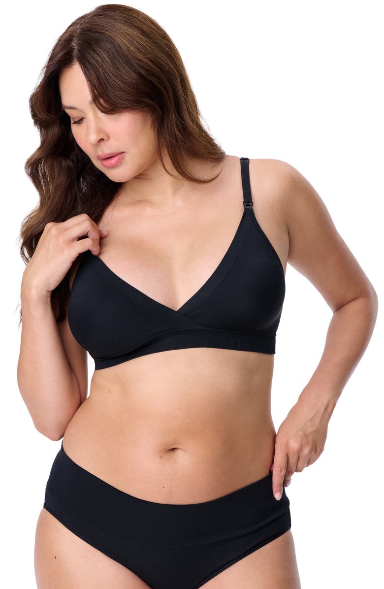 MOTHERHOOD MATERNITY Motherhood Women's Maternity Wireless Seamless Wrap Nursing Bra, Alternate, color,