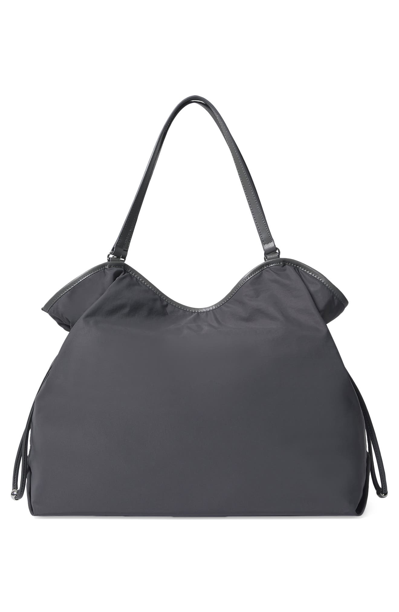 Ramsey Nylon Shopper Bag, Alternate, color, CHARCOAL