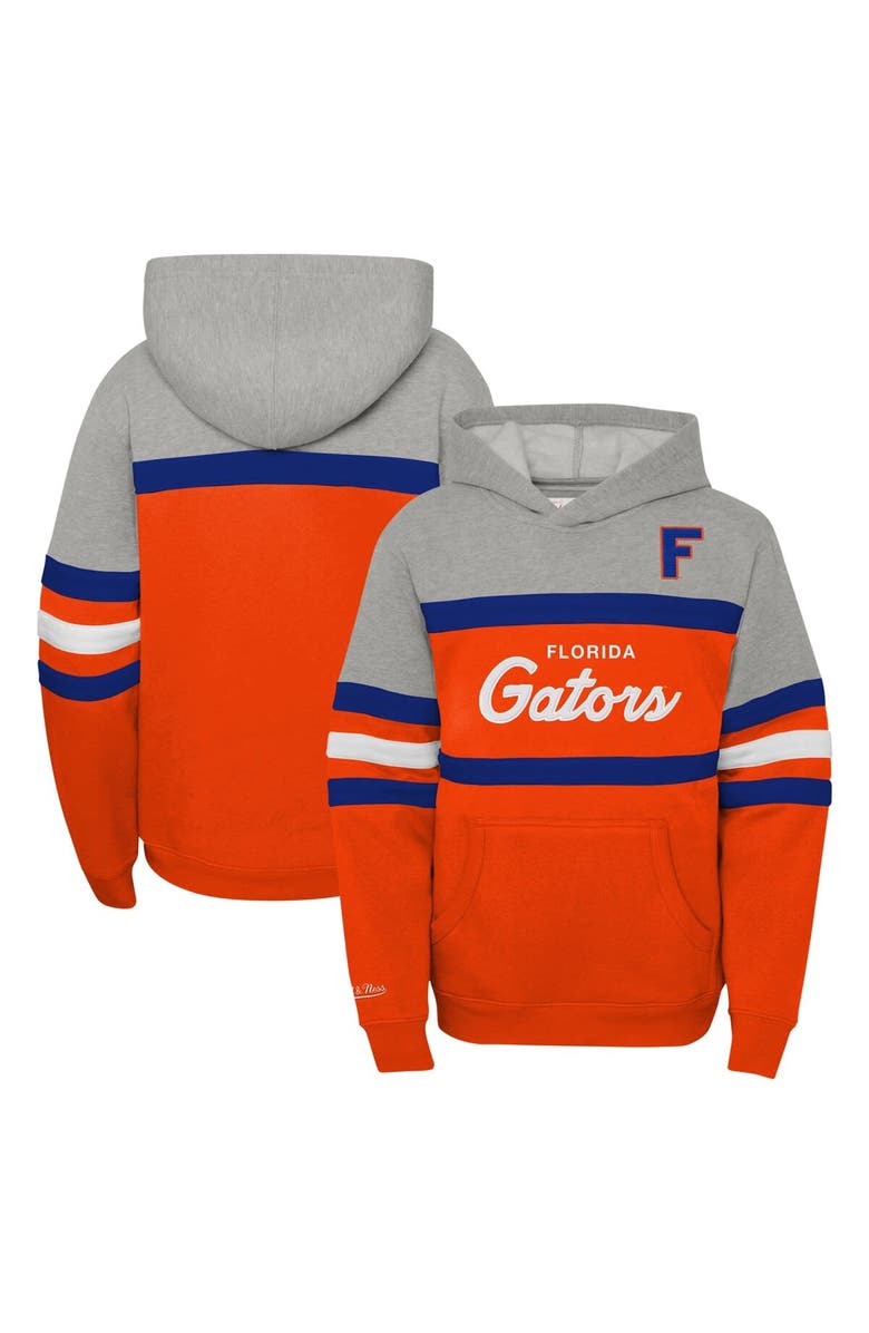 Mitchell & Ness Youth Mitchell & Ness  Orange Florida Gators Head Coach Hoodie, Alternate, color, 
