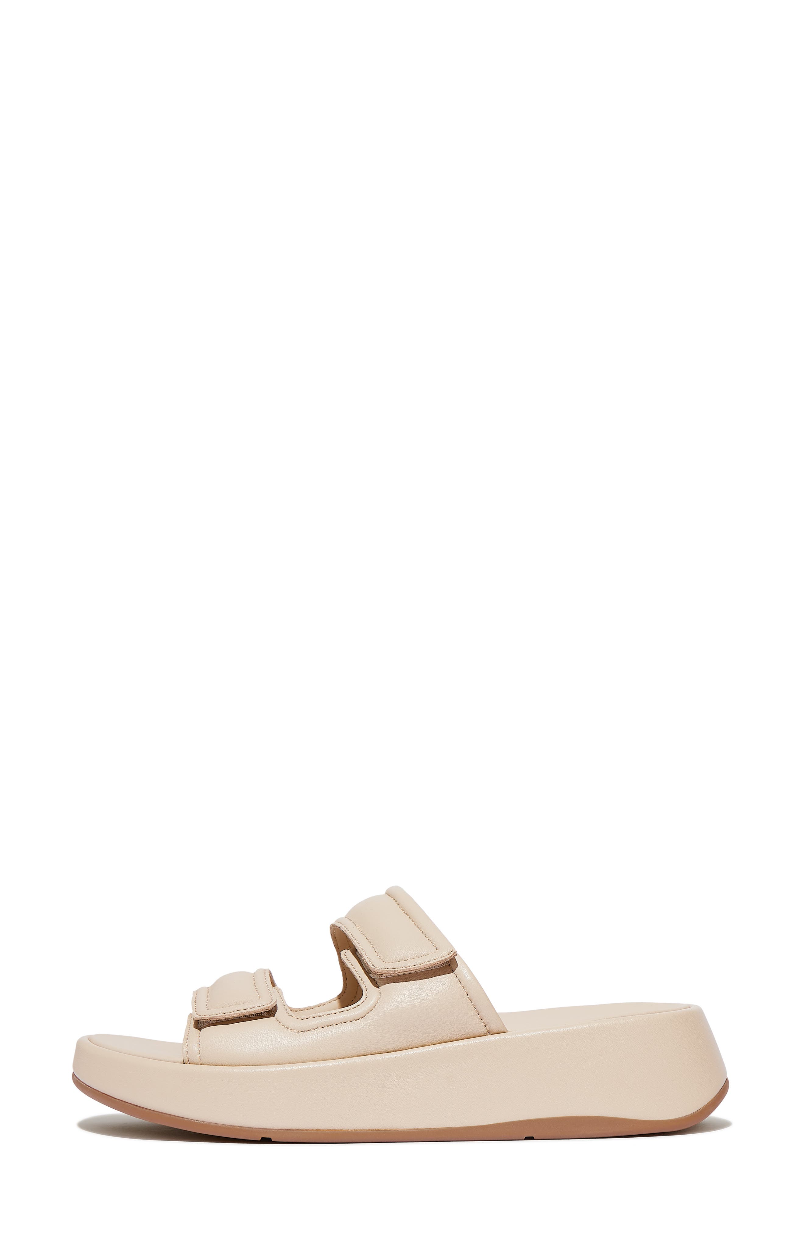Adjustable Padded Leather Thong Sandal - image 2