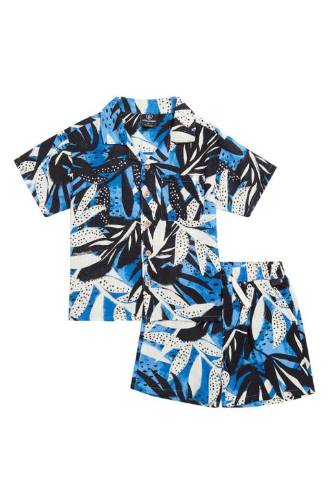 Cabana Camp Shirt & Shorts Set (Toddler)