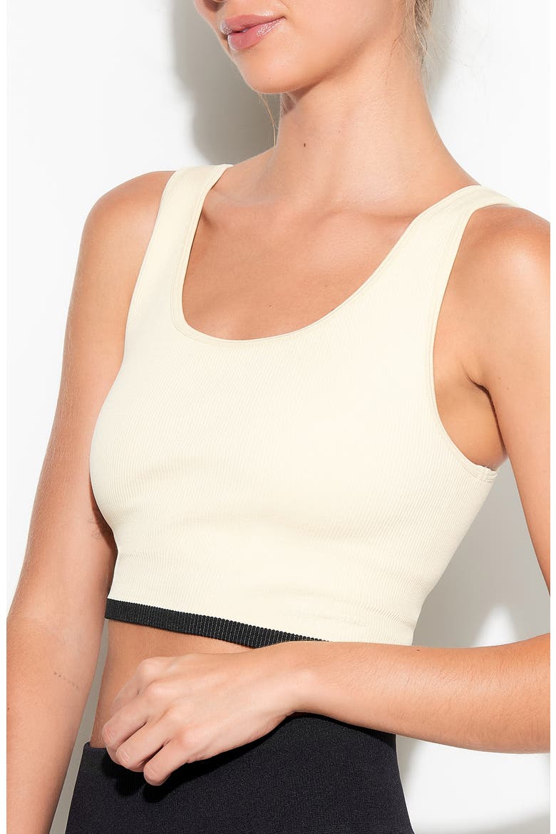 Love Longline Sports Bra, Alternate, color, CANVAS