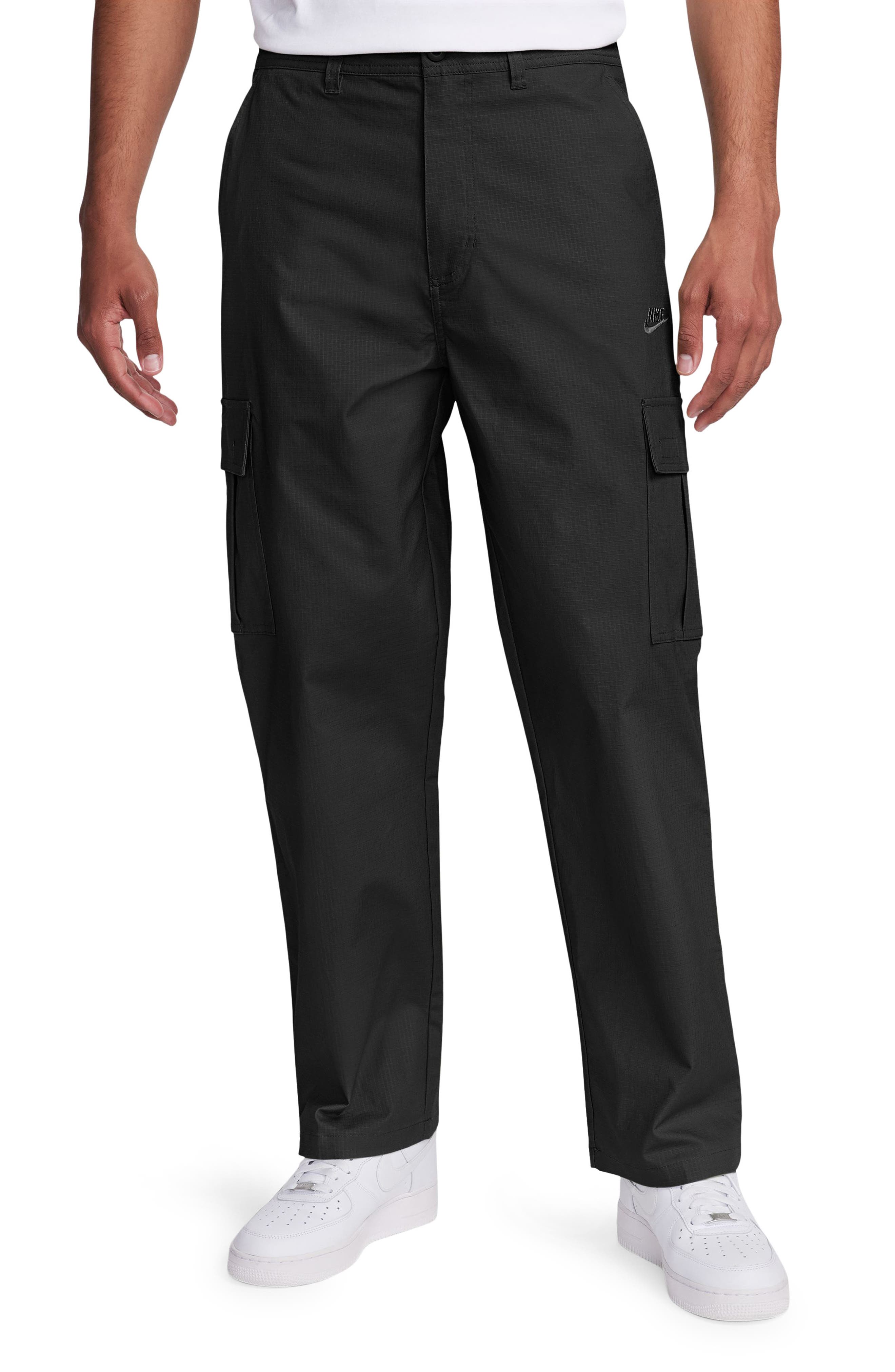 nike black cargo pants mens