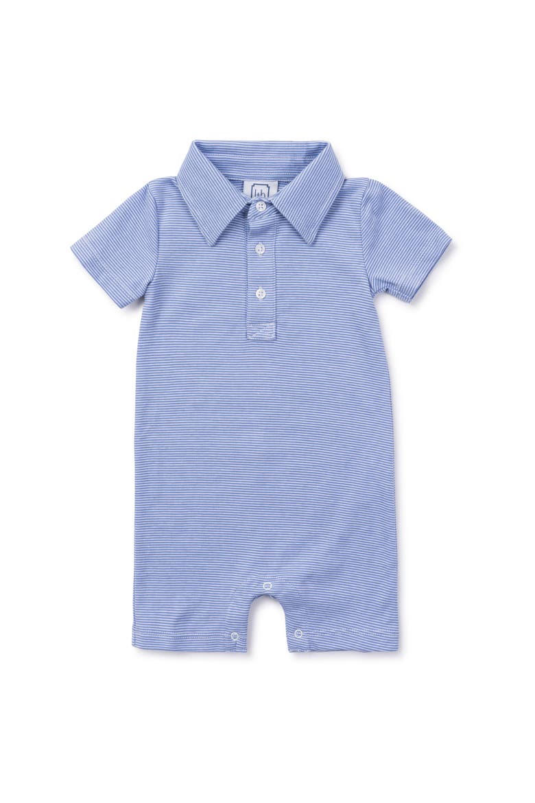 Tripp Boys' Polo Shortall, Main, color, Blue Stripes