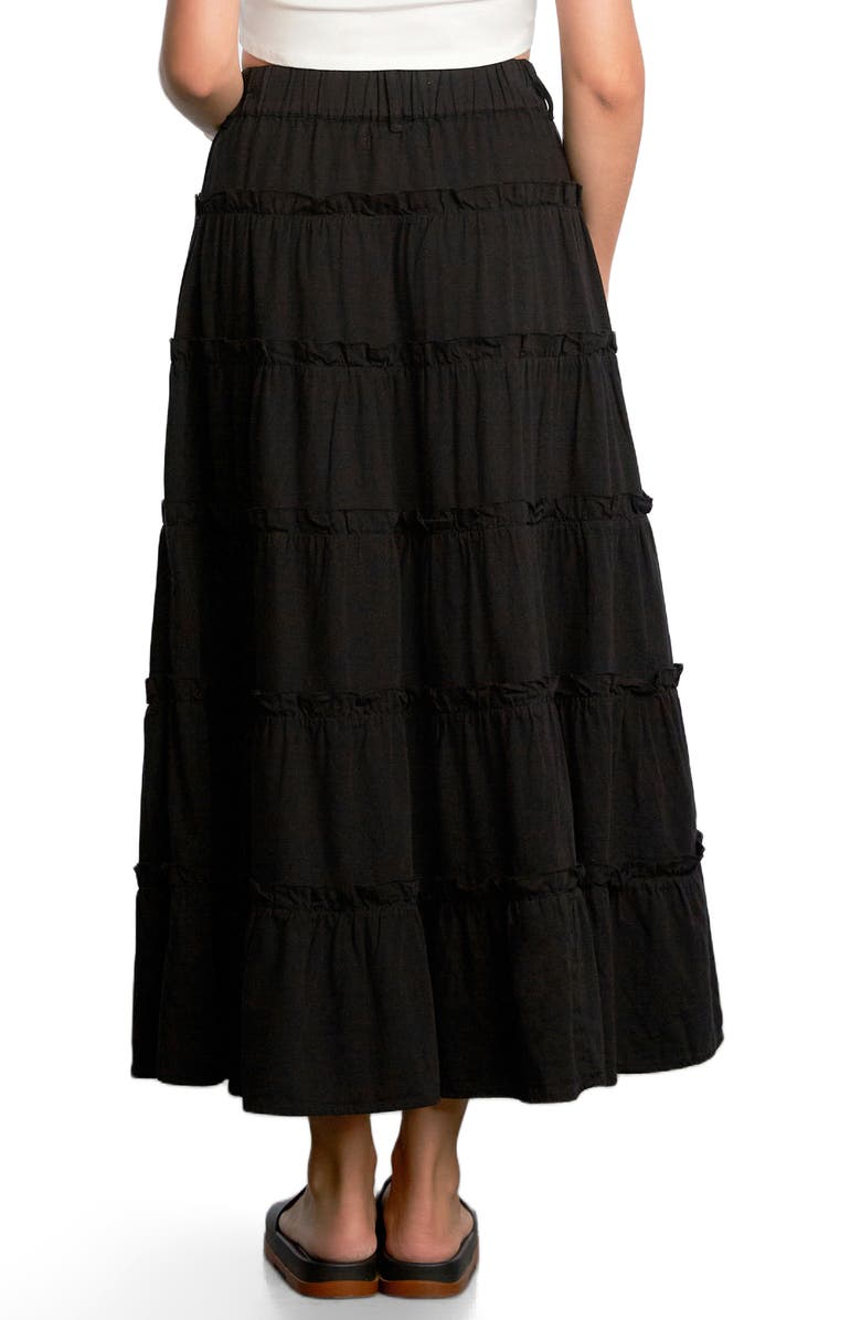 Billy T Follow Your Arrow Maxi Skirt, Alternate, color, Black Lake