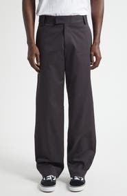 JKEEFER Alec Stretch Organic Cotton Gabardine Work Pants