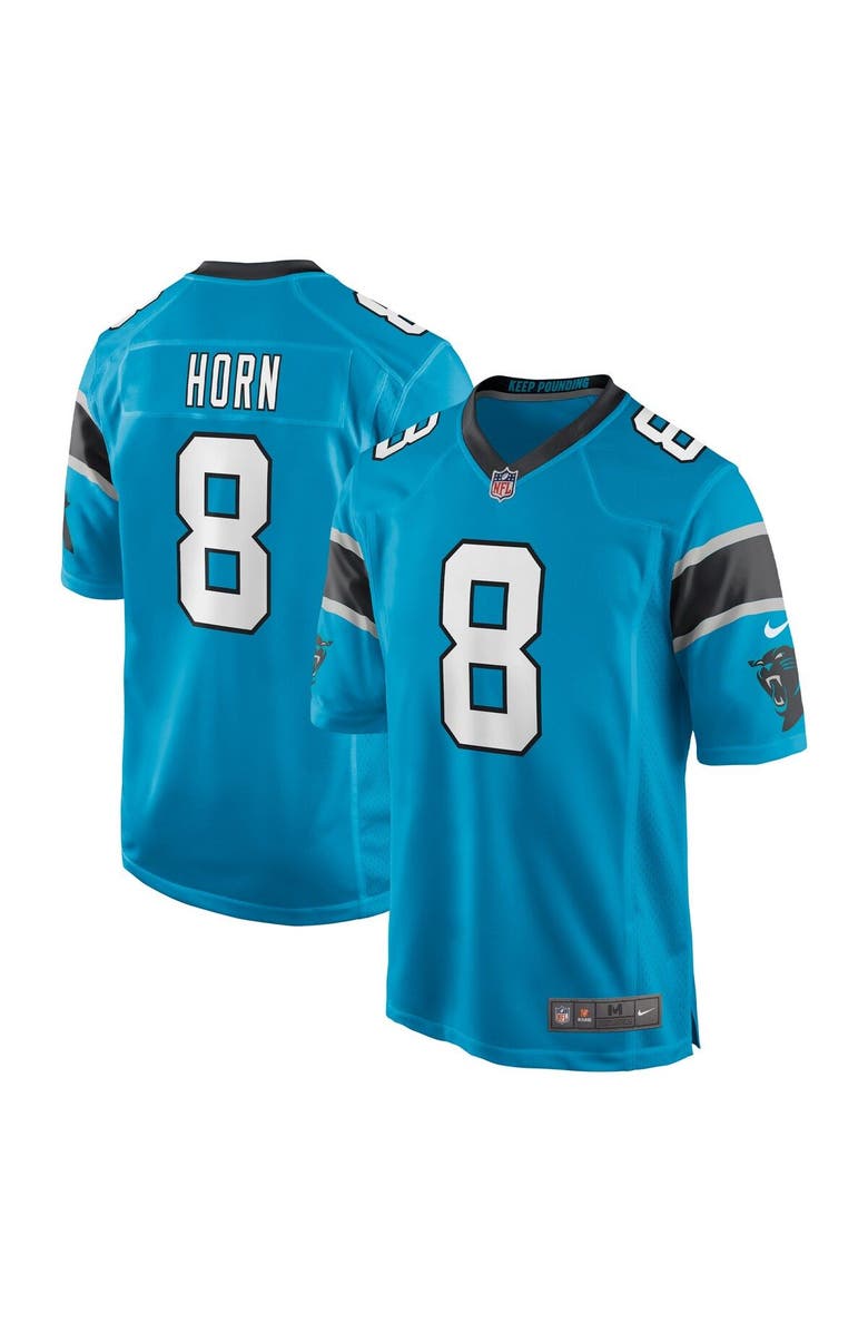 Nike Men's Nike Jaycee Horn Blue Carolina Panthers Game Jersey, Main, color, 