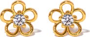 Girls Crew Teeny Tiny Flower Stud Earrings