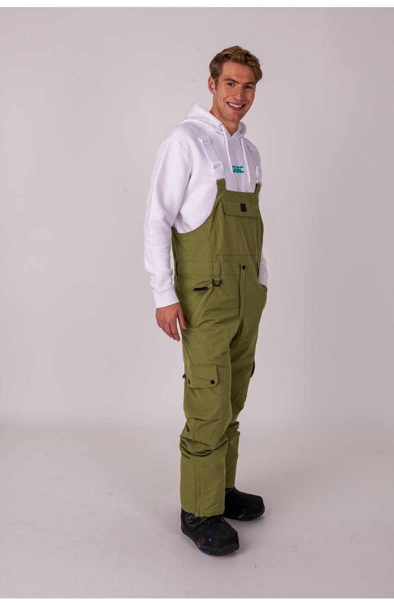 OOSC Yeh Man Bib Pant - Khaki, Alternate, color, Khaki