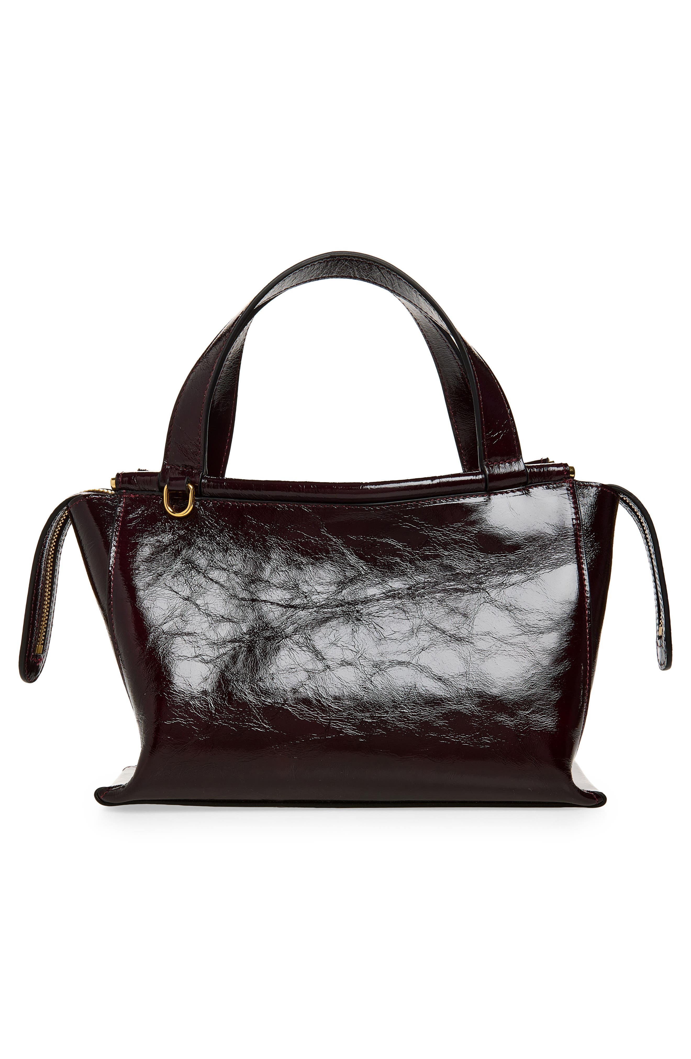 Ida Leather Bag, Alternate, color, BORDEAUX GLAZE