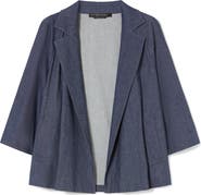 Marina Rinaldi Fiacre Notch Lapel Blazer