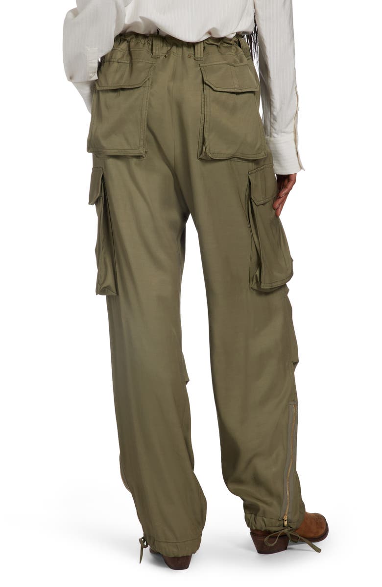 Golden Goose Wide Leg Cargo Pants, Alternate, color, 