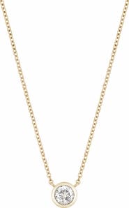 Bony Levy Diamond Bezel Pendant Necklace - 0.37 ctw.