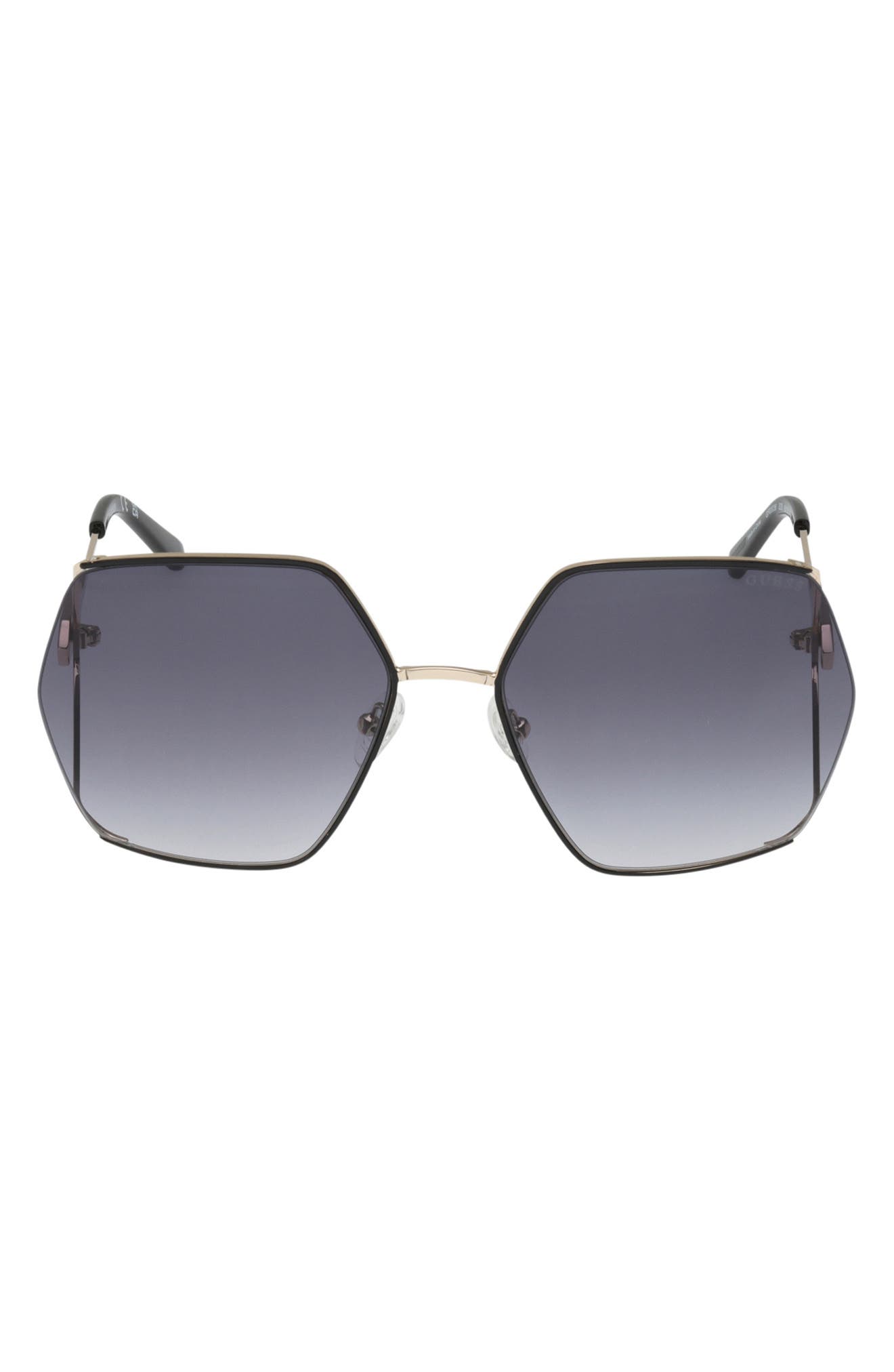 GUESS 60mm Geometric Sunglasses