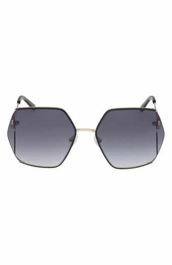 GUESS 60mm Geometric Sunglasses