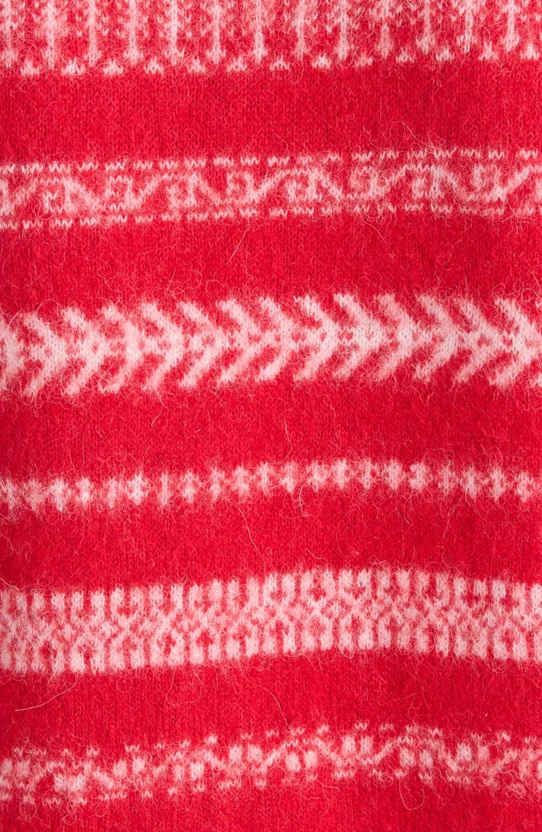 Isabel Marant Étoile Amity Brushed Mohair & Wool Blend Sweater, Alternate, color, Red