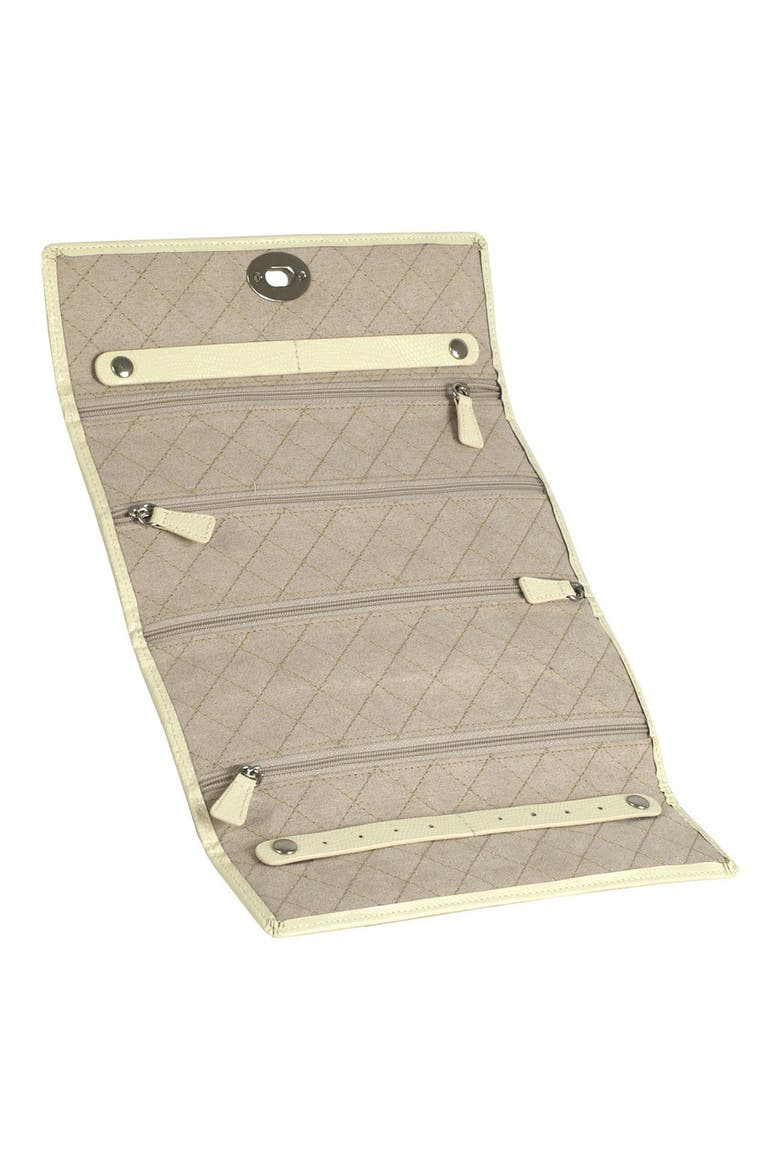 'London' Jewelry Roll, Alternate, color, CREAM
