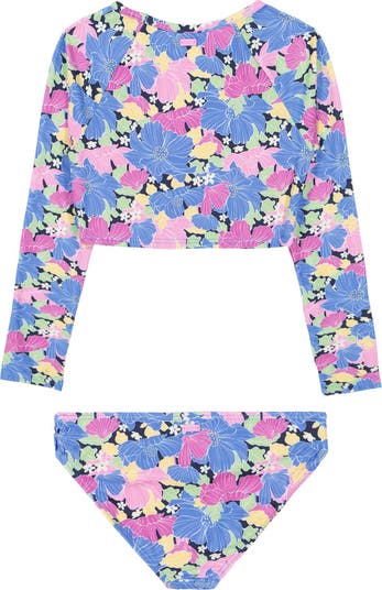 Kids' Outline Two-Piece Rashguard Swimsuit