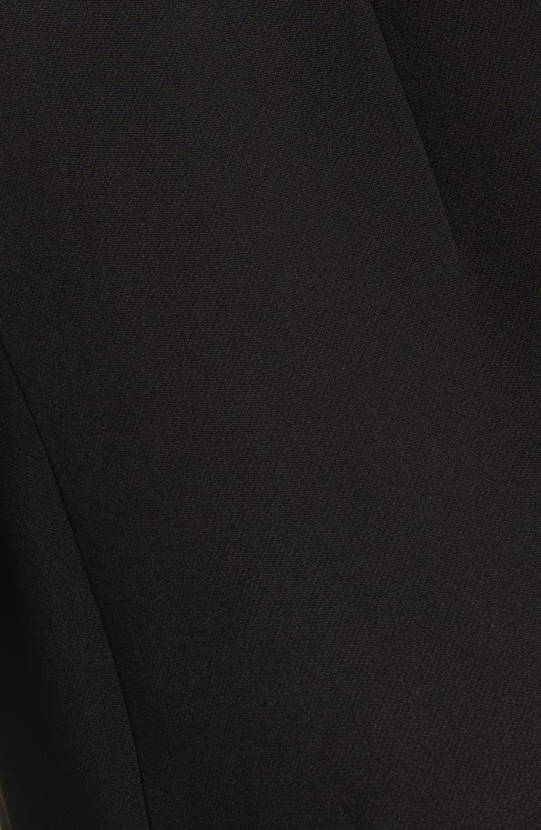 Tahari ASL Solid Faux Double Breasted Blazer Pantsuit, Alternate, color, 