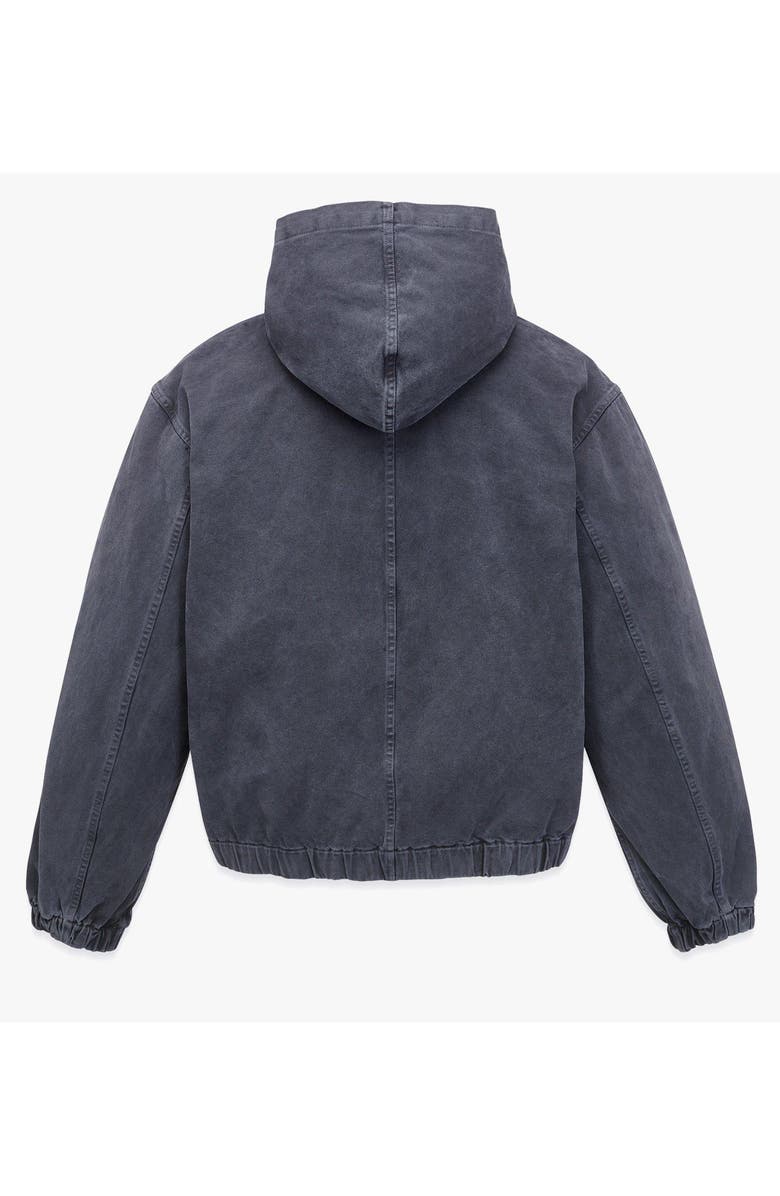 MCM x KASINA Bandana Monogram Zip Hoodie in Oxford Cotton, Alternate, color, Blue