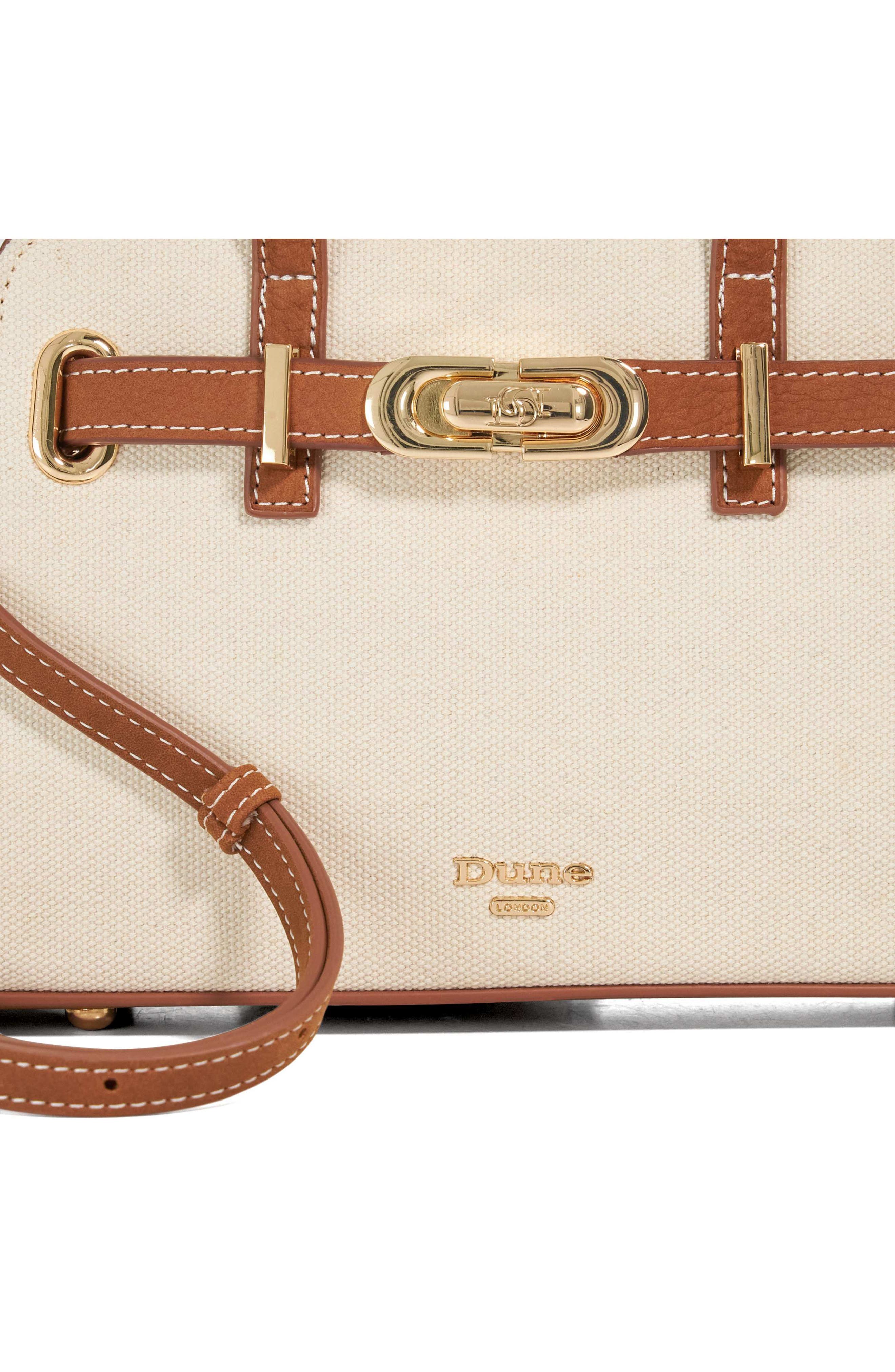 Dune London Dinkiedefine Shoulder Bag, Alternate, color, Natural
