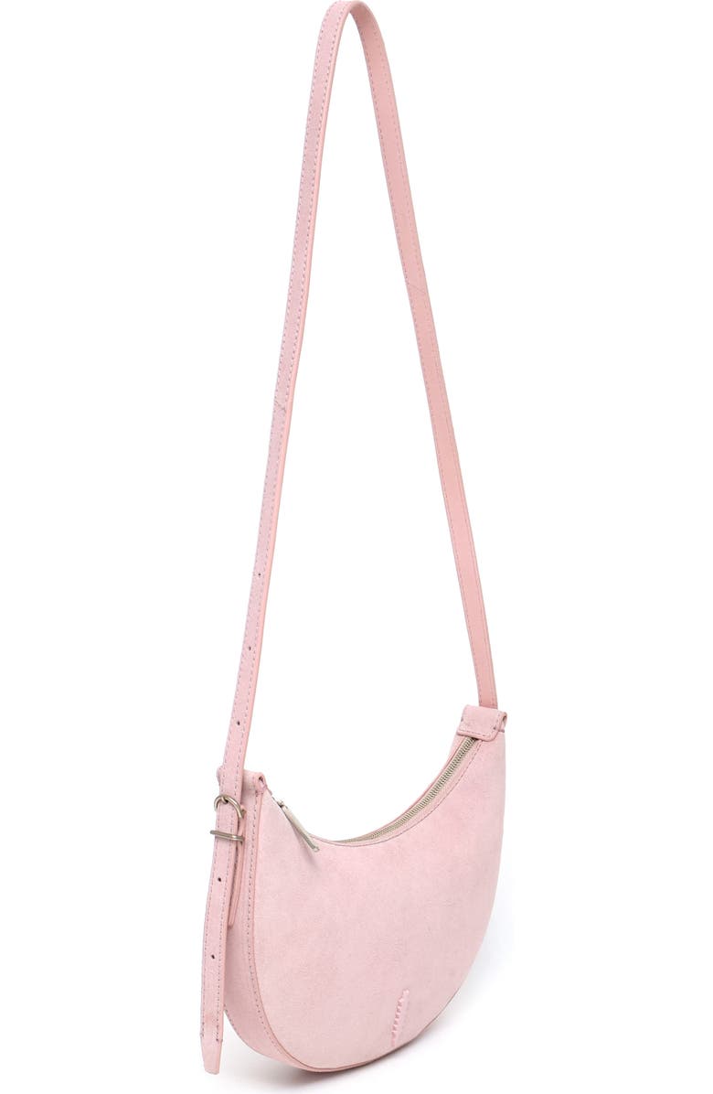 Thacker Silas Suede Crossbody Bag, Alternate, color, Light Pink