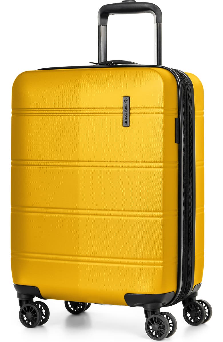 Swiss Mobility LAX 3 Piece Hardside Luggage Set, Alternate, color, Yellow