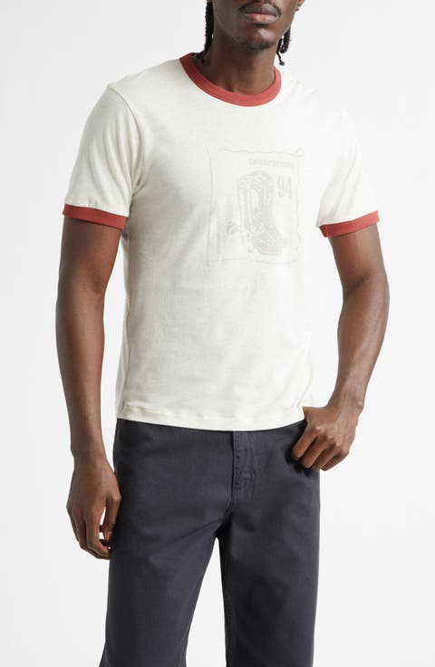 Celebrazione Cotton & Linen Ringer T-Shirt