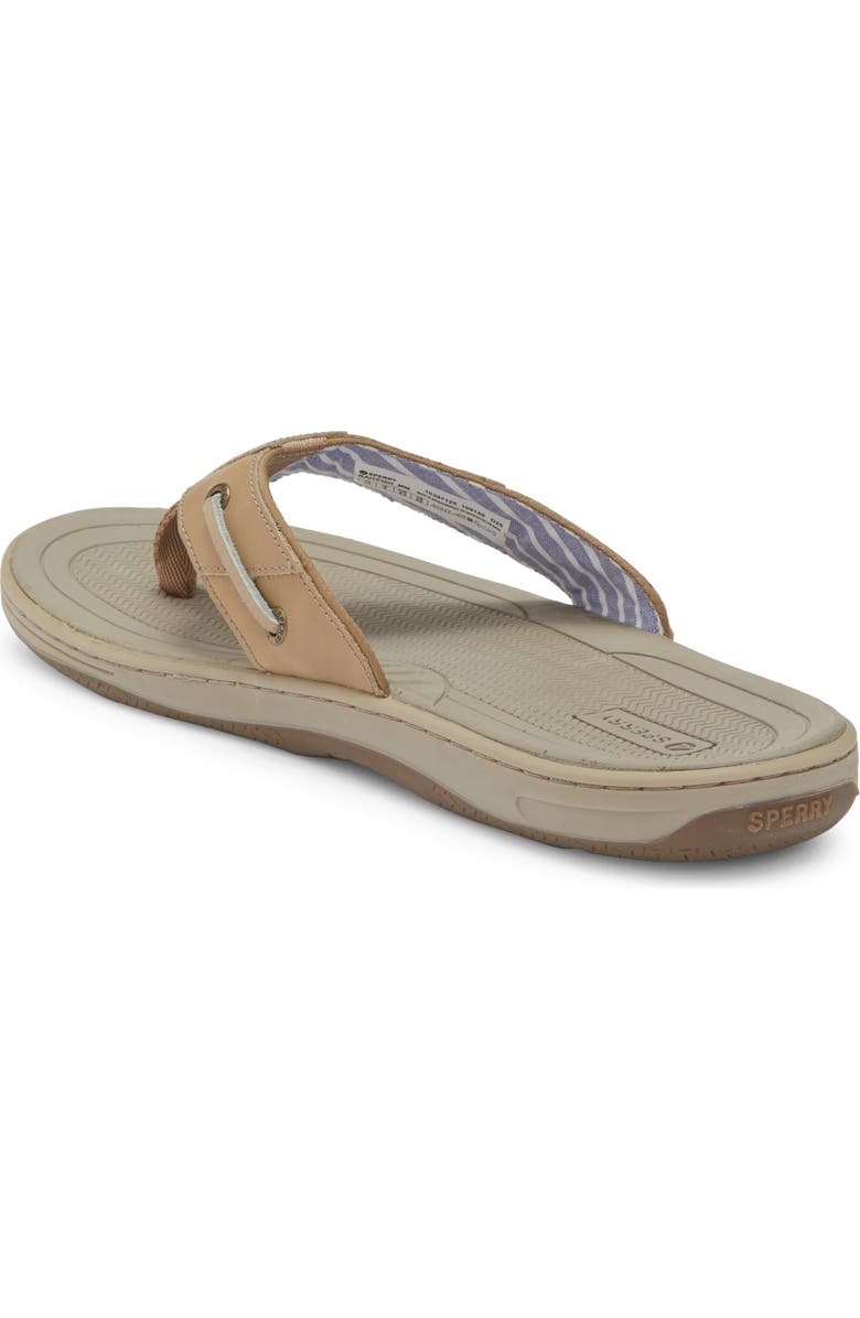 Sperry Baitfish Flip Flop, Alternate, color, Medium Beige